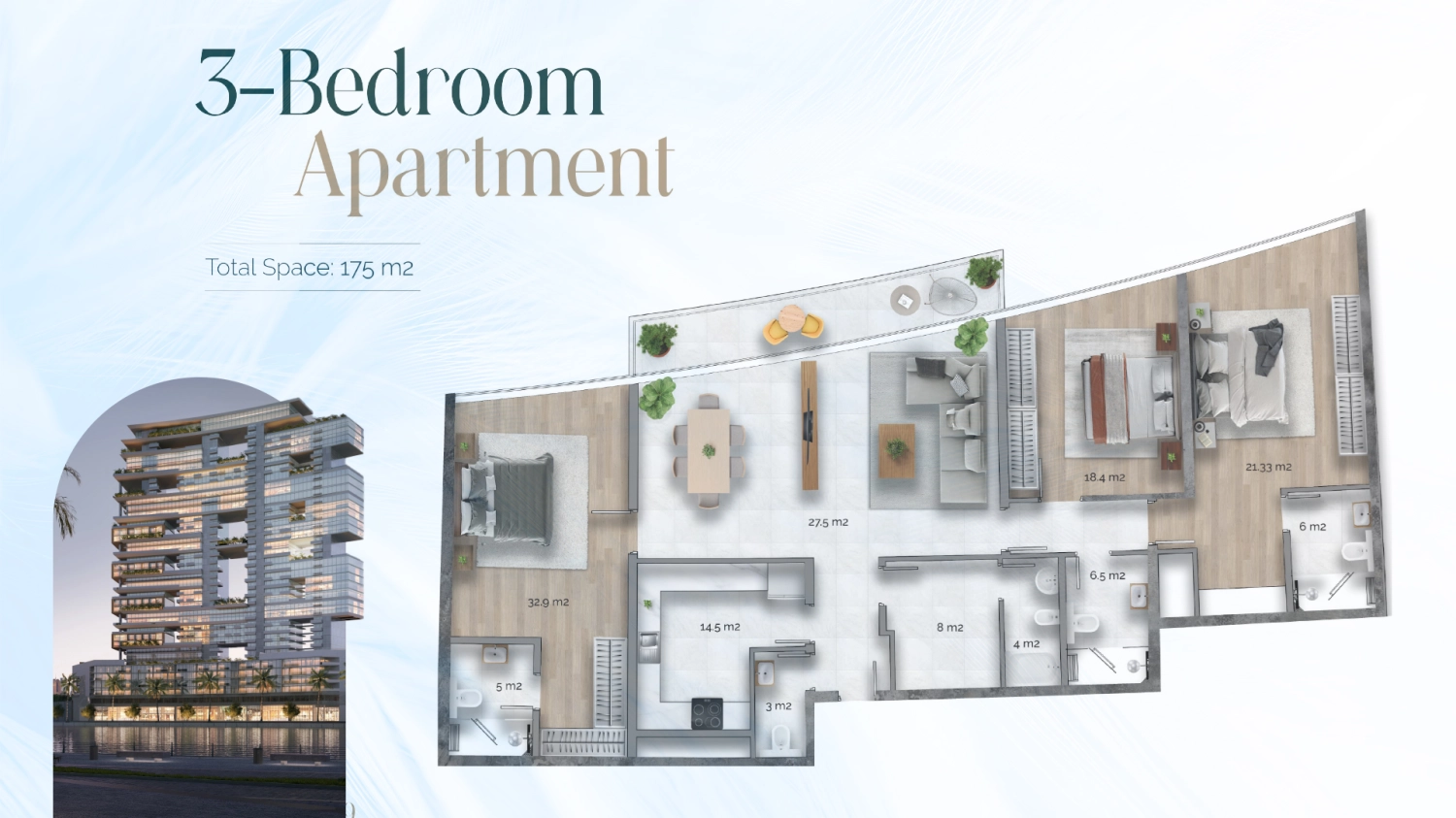 3 BR - Type A